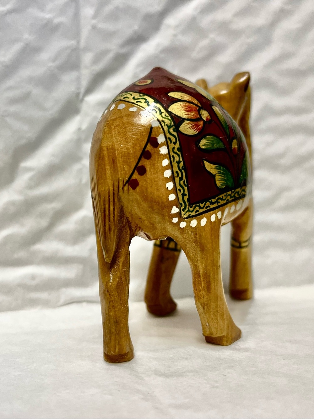 Hand-crafted Wooden Camel Figurine - Picture 4 of 6